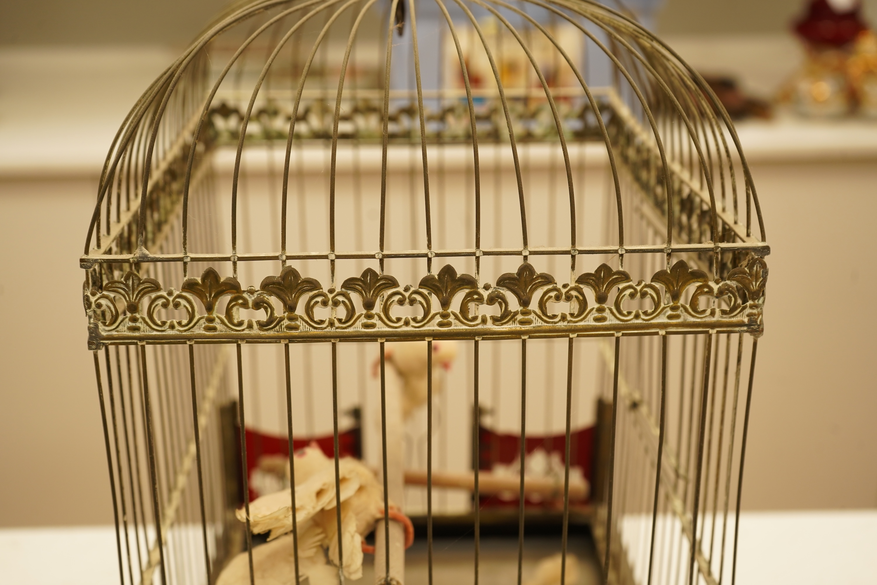 A mid 20th century birdcage, 50cm